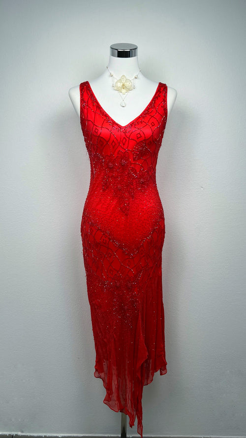 Crimson Flame Dress