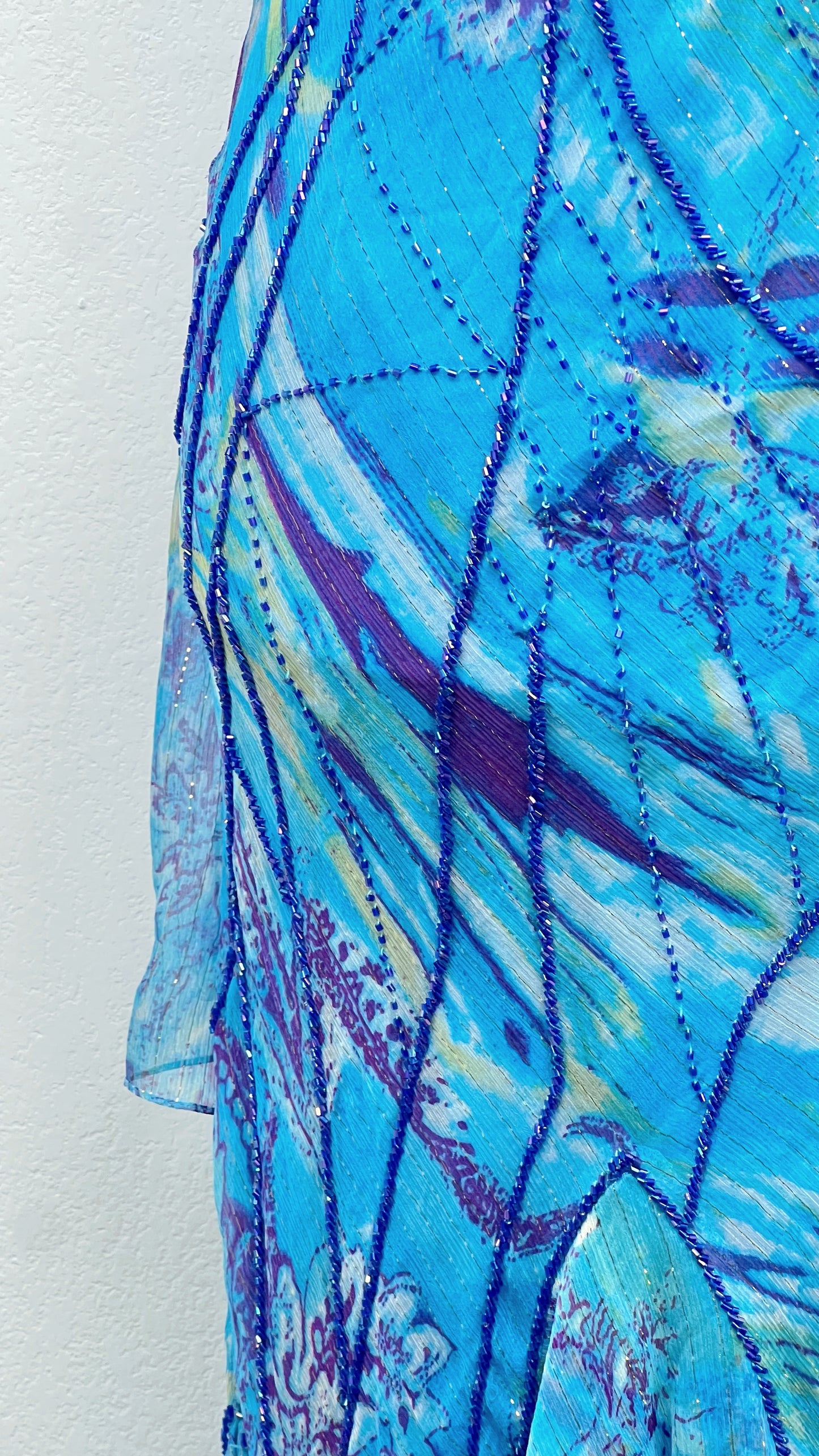 Ocean Whispers Silk Gown