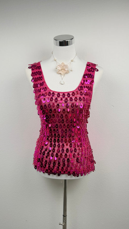 Fuchsia Disco Diva Top