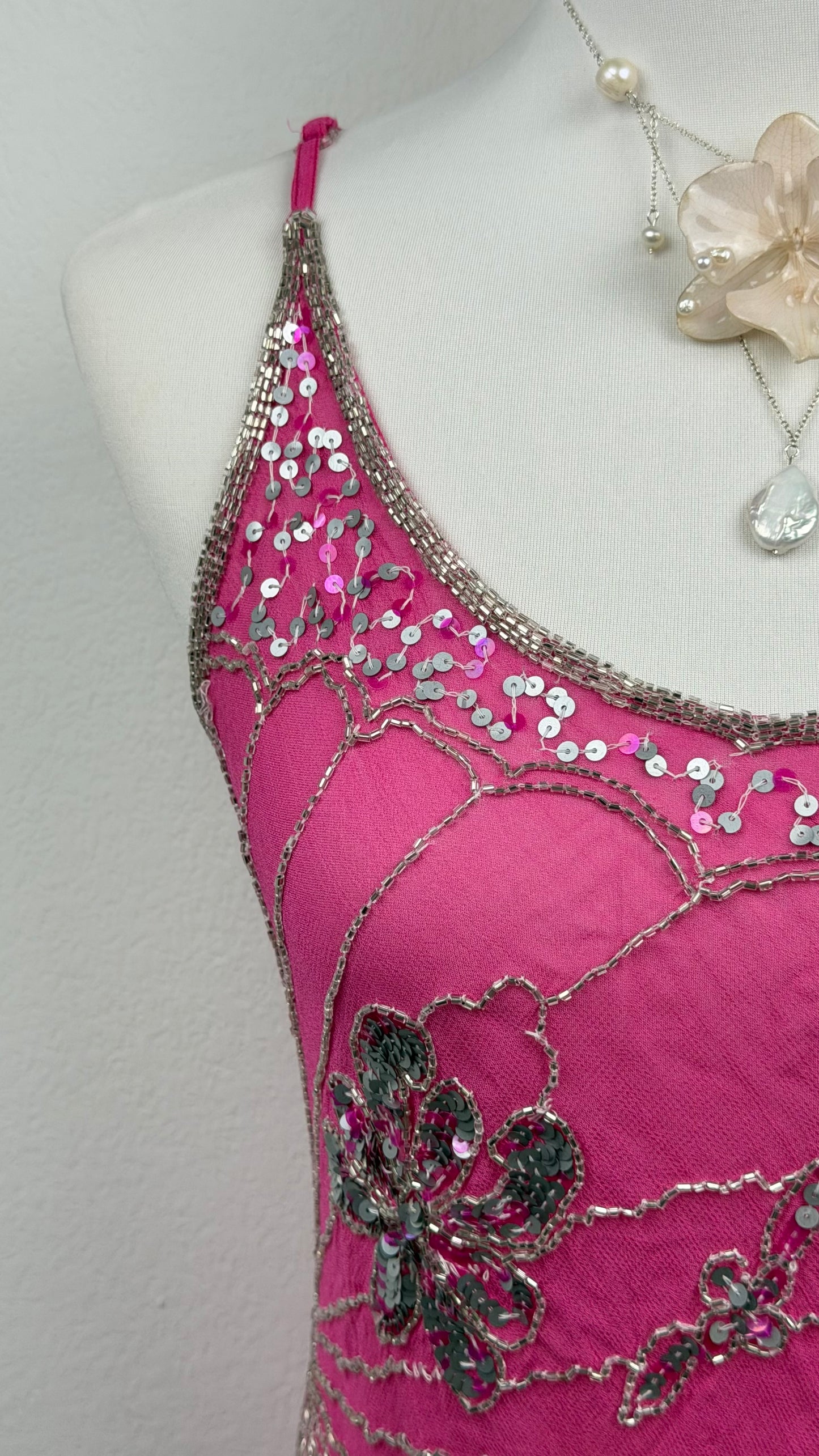 RARE Electric Pink Butterfly Top