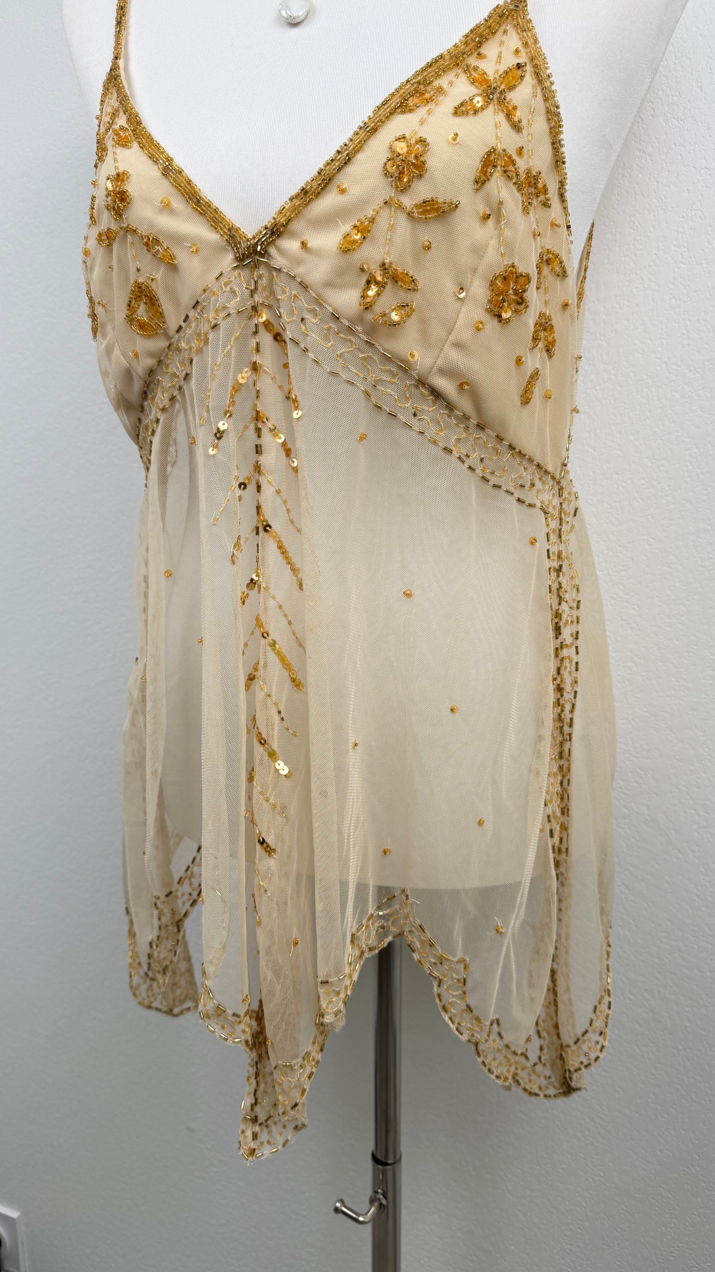Golden Monarch Fairy Top