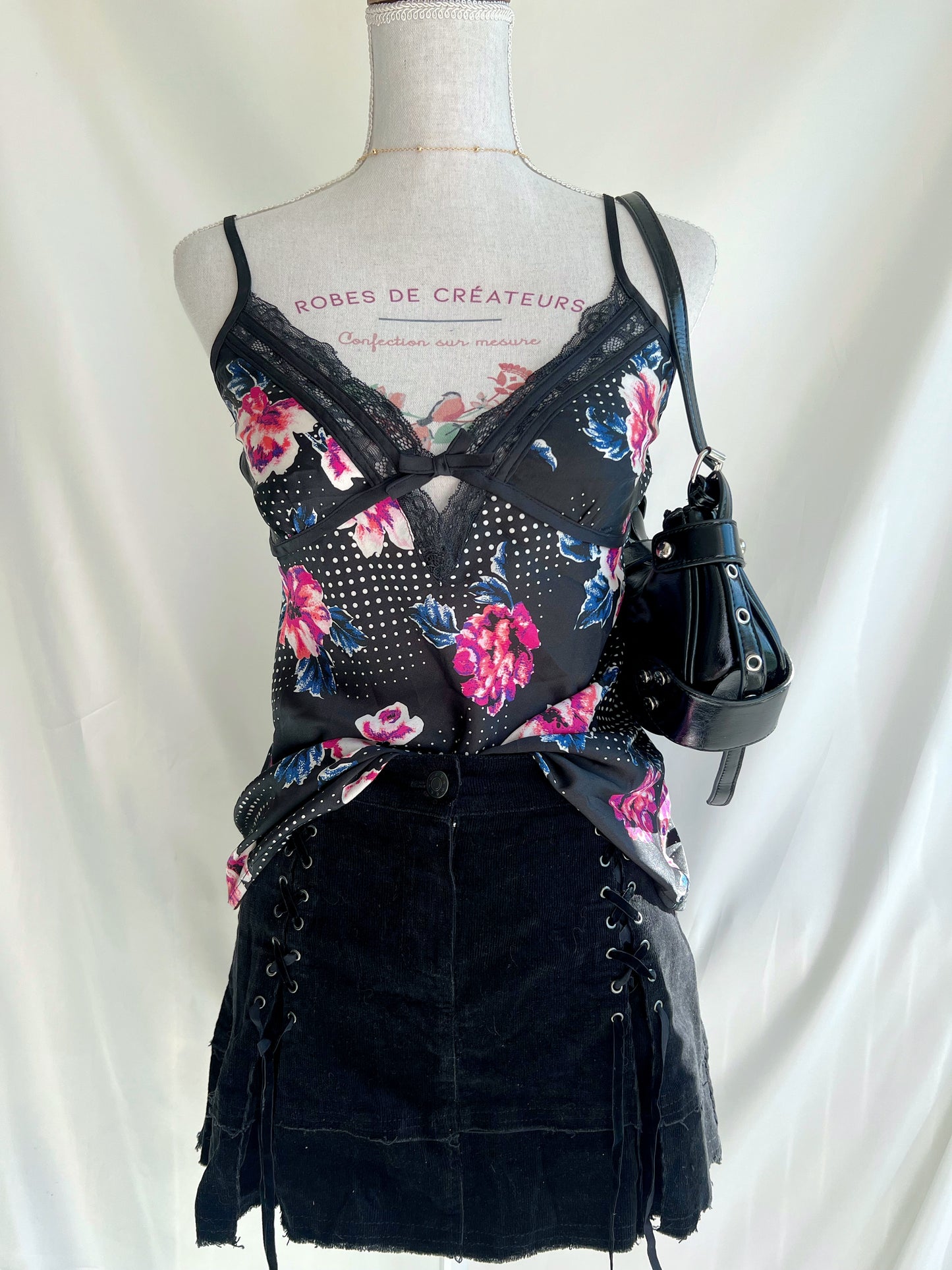 "Midnight Bloom" Cami
