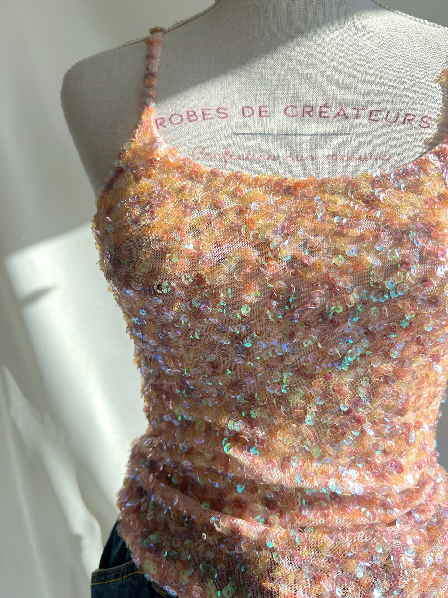 "Peach Stardust" Cami