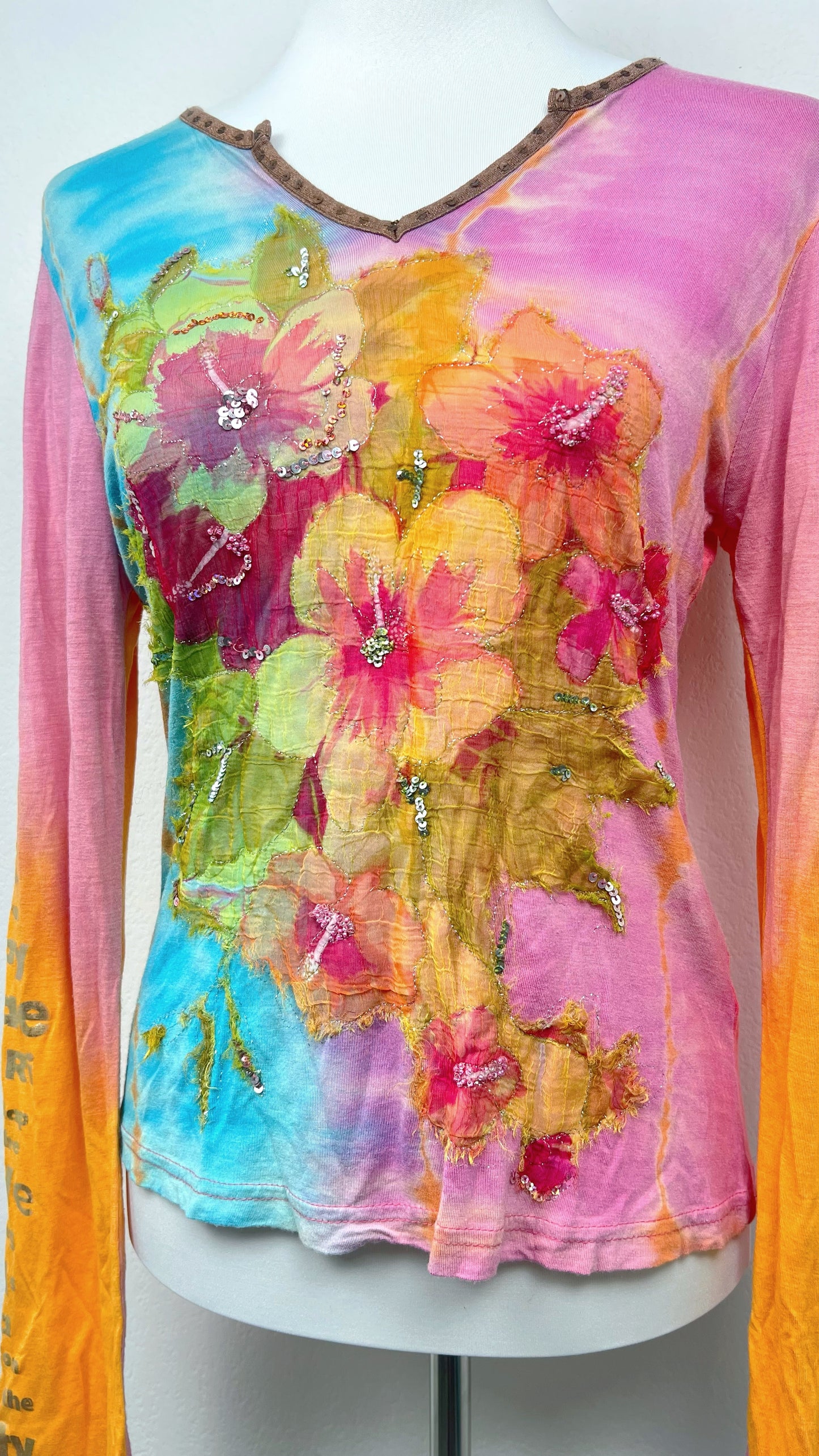 Derhy Sunset Bloom Top RARE