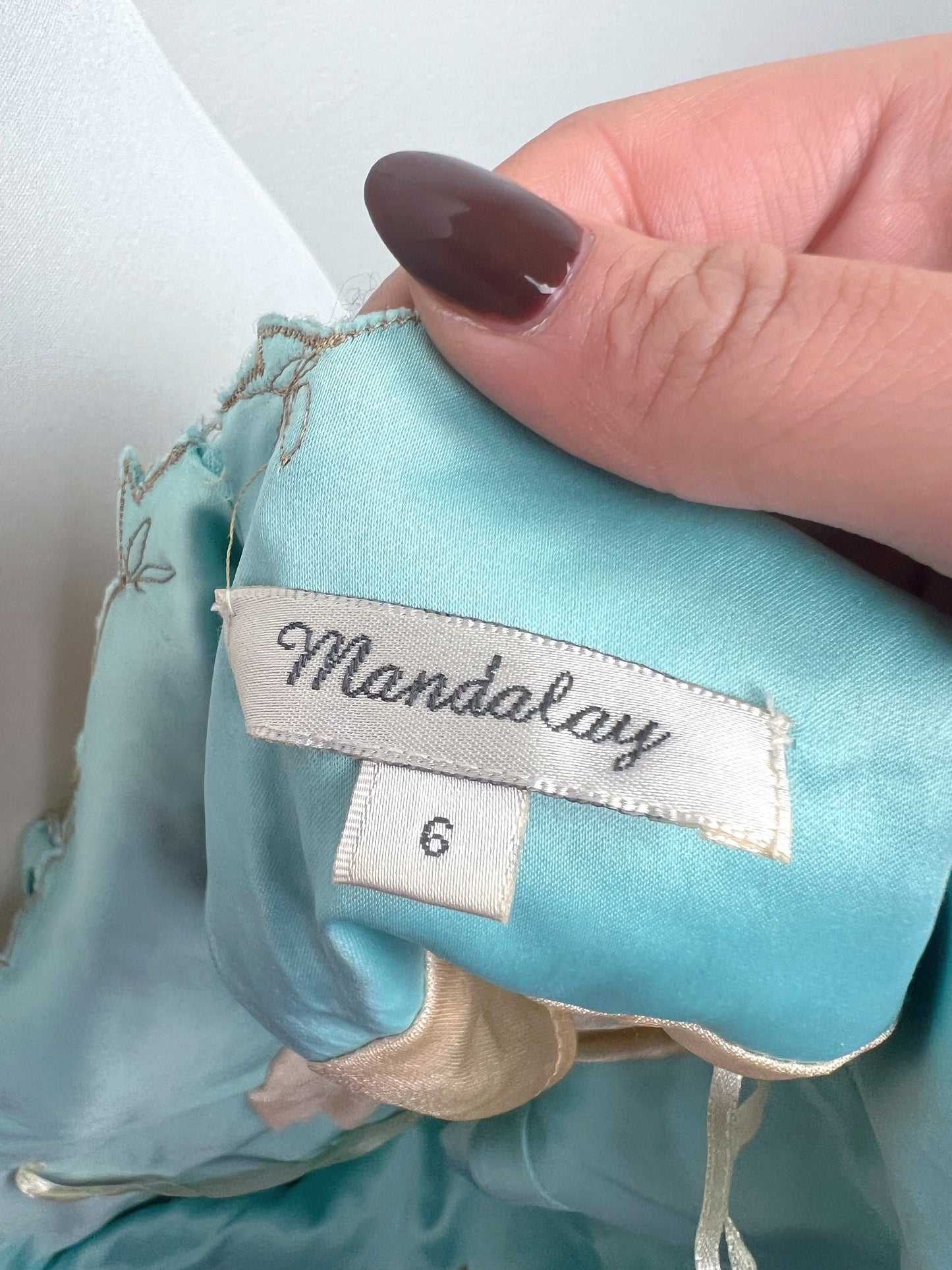 Mandalay RARE Aqua Oracle Top