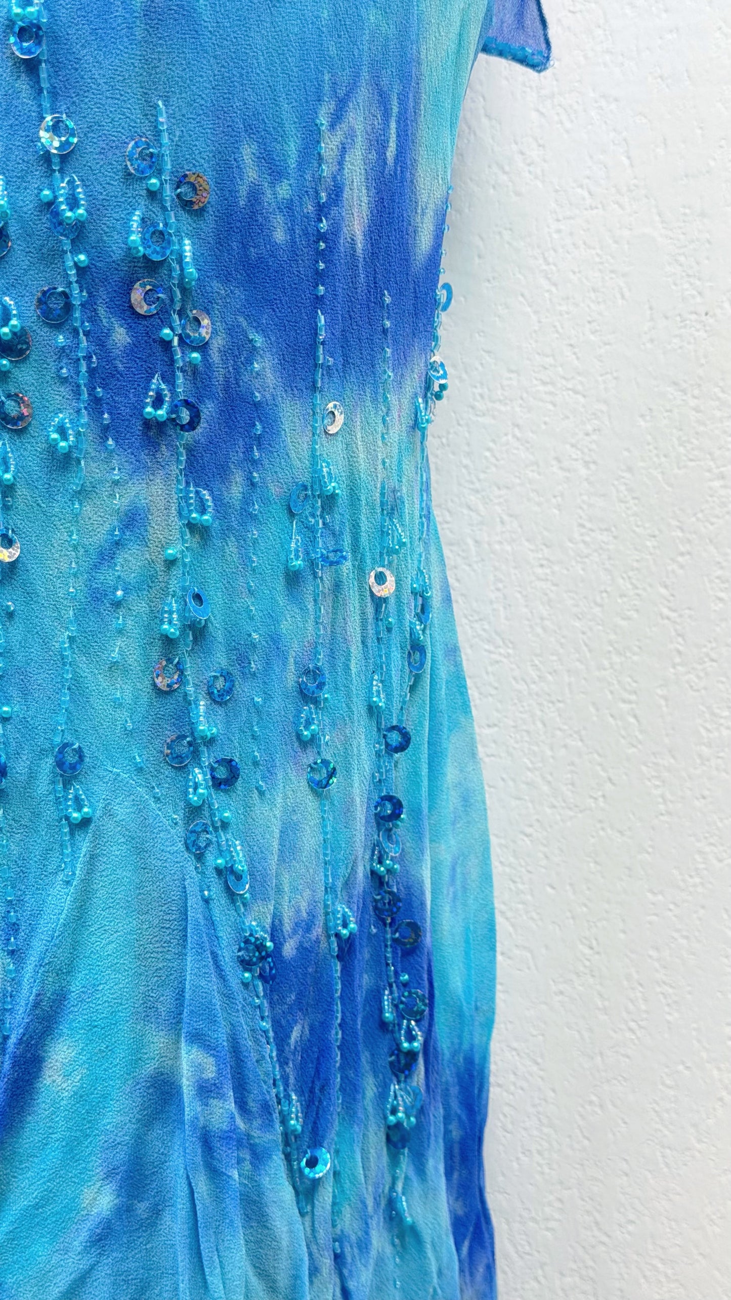 Ocean Nymph Silk Dress