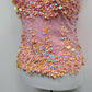 Derhy Peach Stardust Top