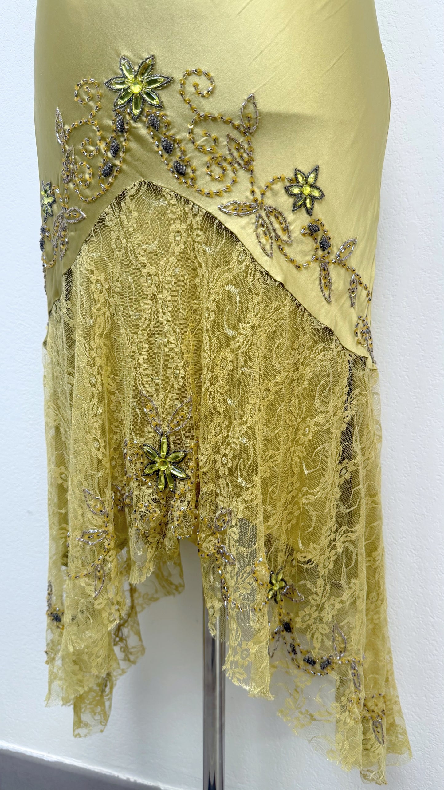 Silk Golden Enchantment Dress