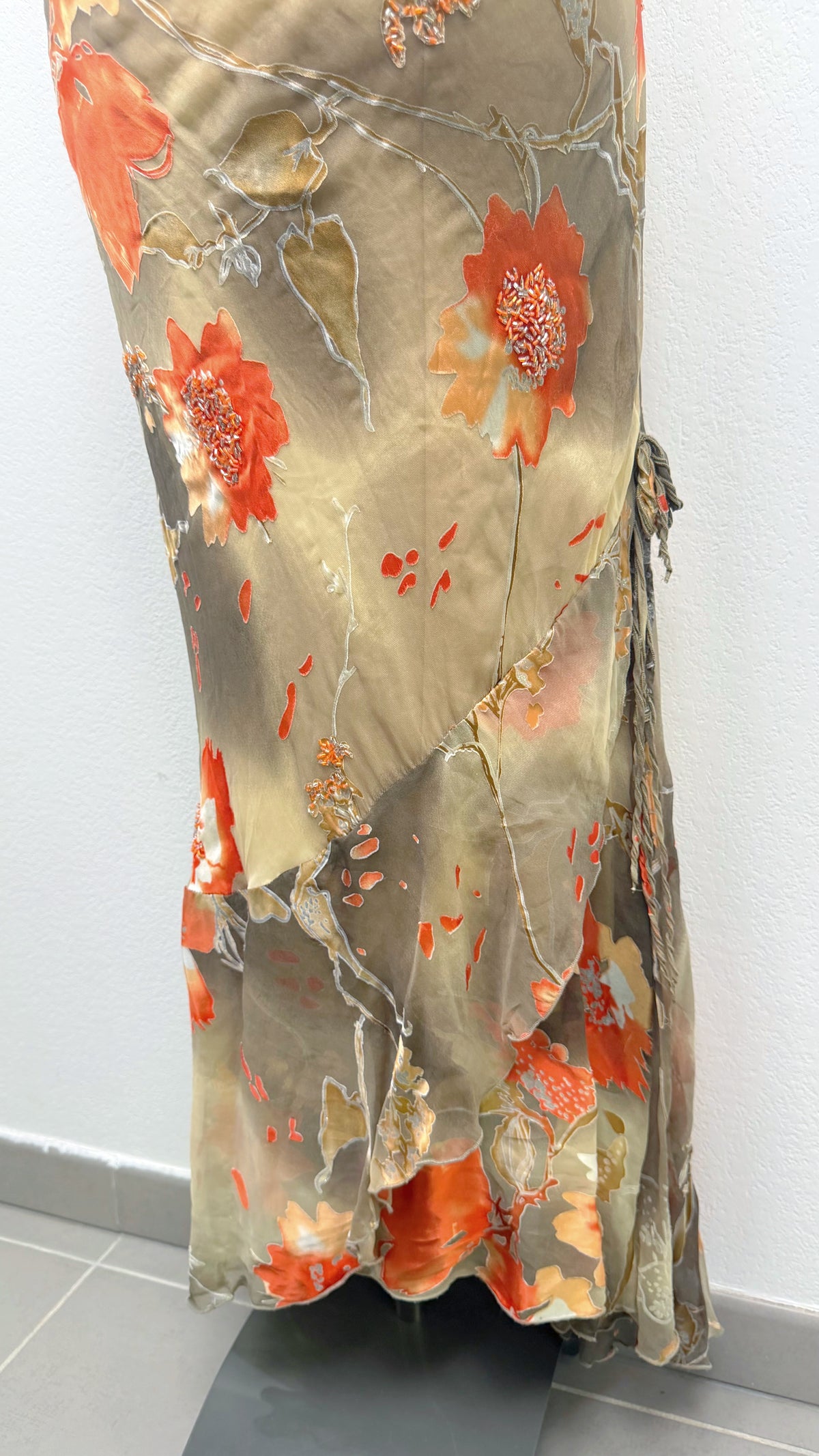 The Ember Garden Silk Dress