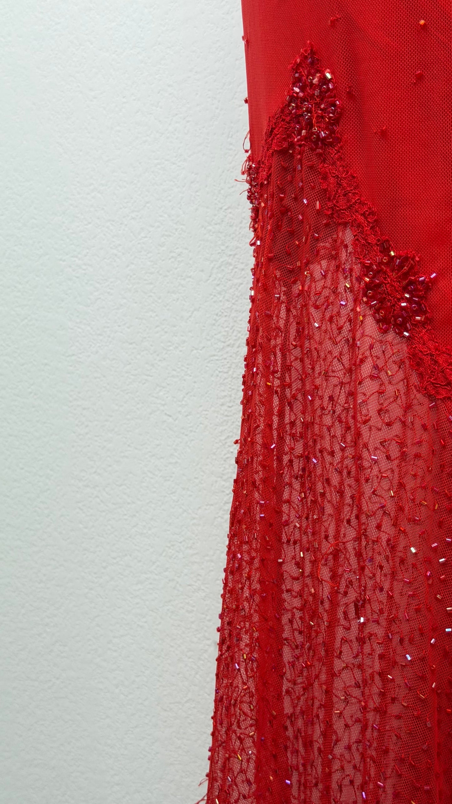 Scarlet Siren Beaded Gown