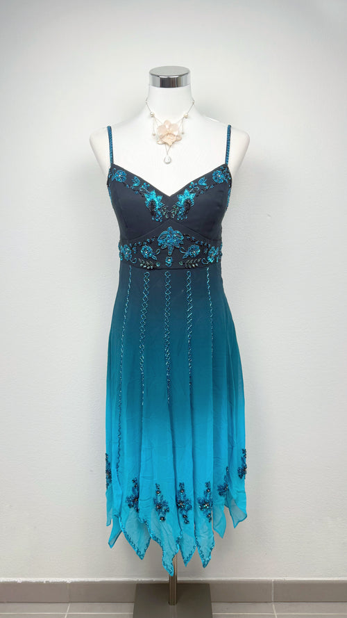 Silk Ocean Twilight Dress