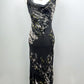 Sue Wong Midnight Enchanted Forest Silk Gown