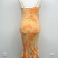 Peach Stardust Silk Gown