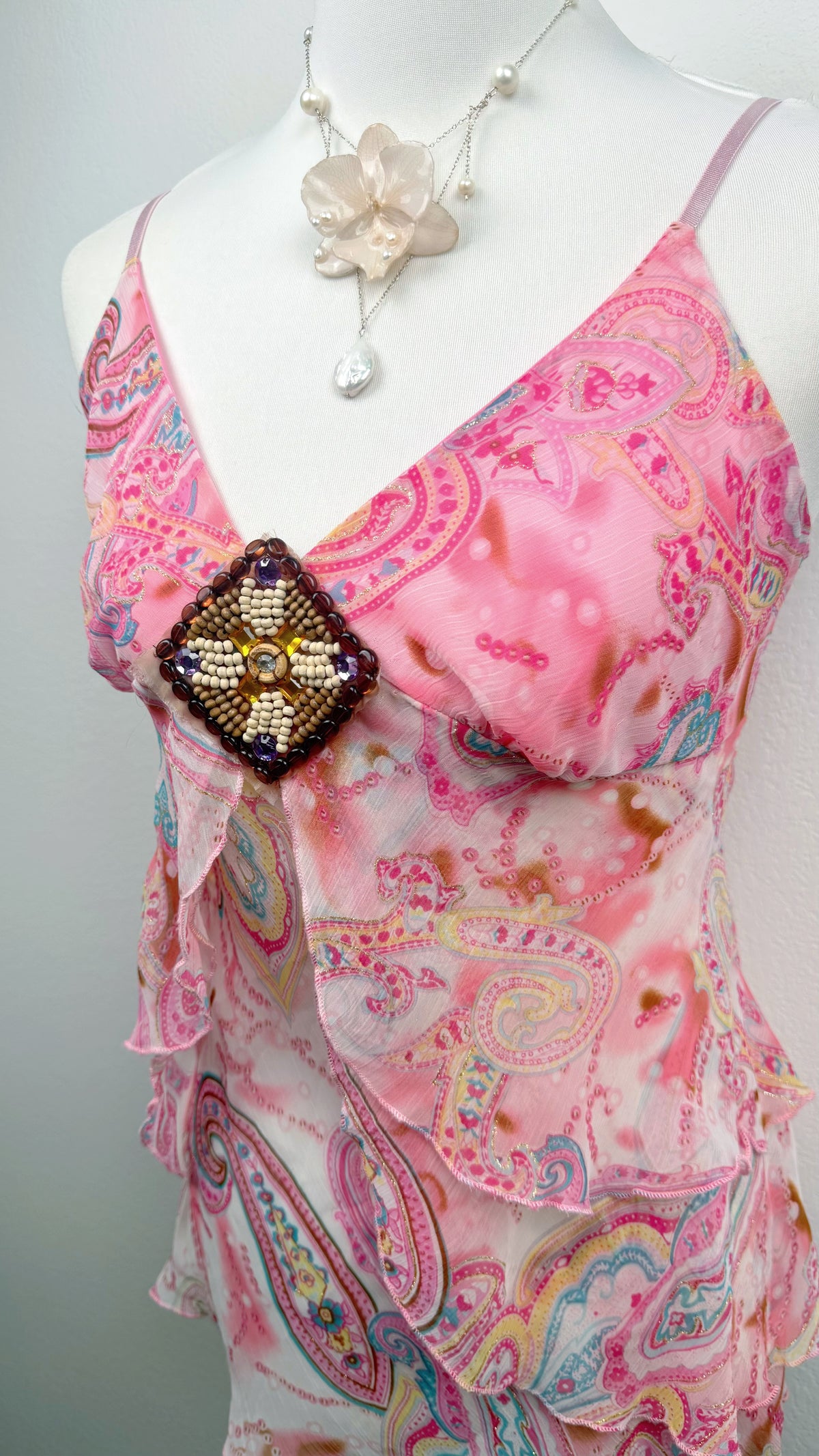 The Rainbow Paisley Fairy Top