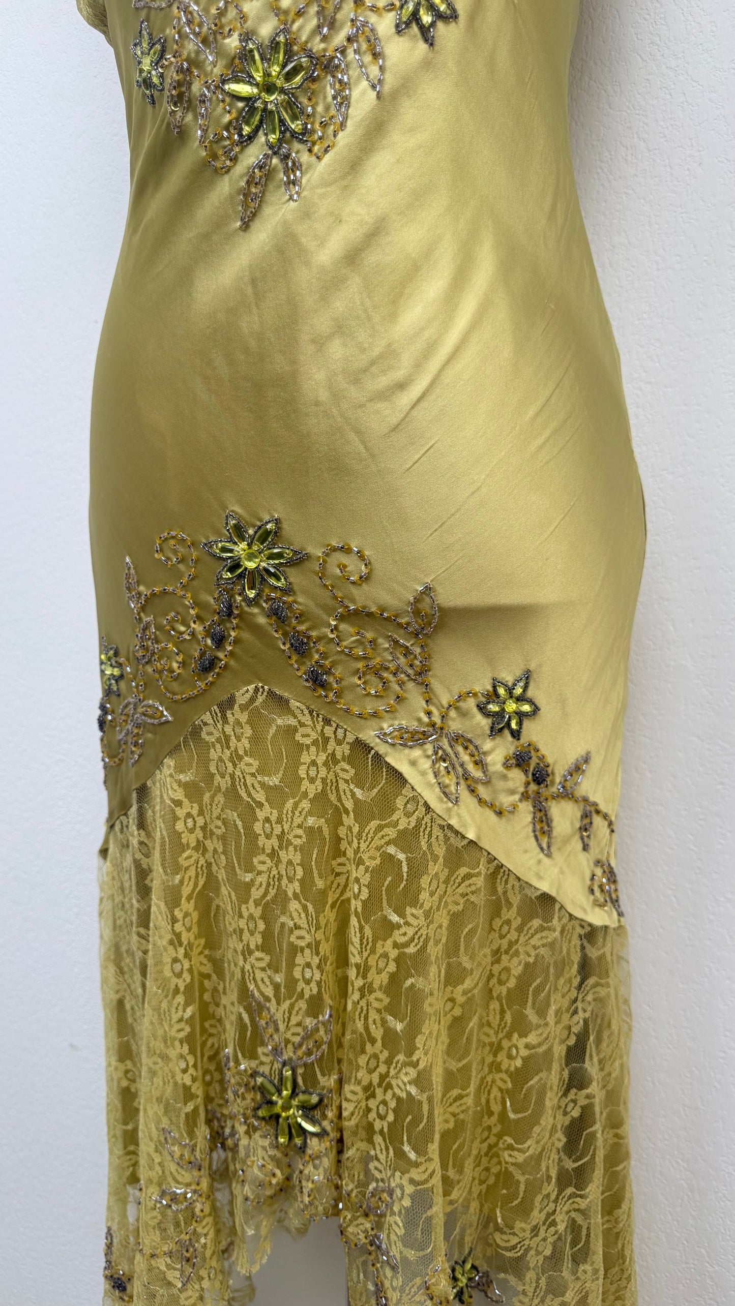 Silk Golden Enchantment Dress