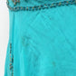Rare Sue Wong Turquoise Hand-Beaded Silk