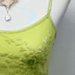 The Lime Enchantment Silk Dress