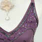 Midnight Butterfly Beaded Top