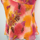 Aftershock Sunset Garden Silk Top