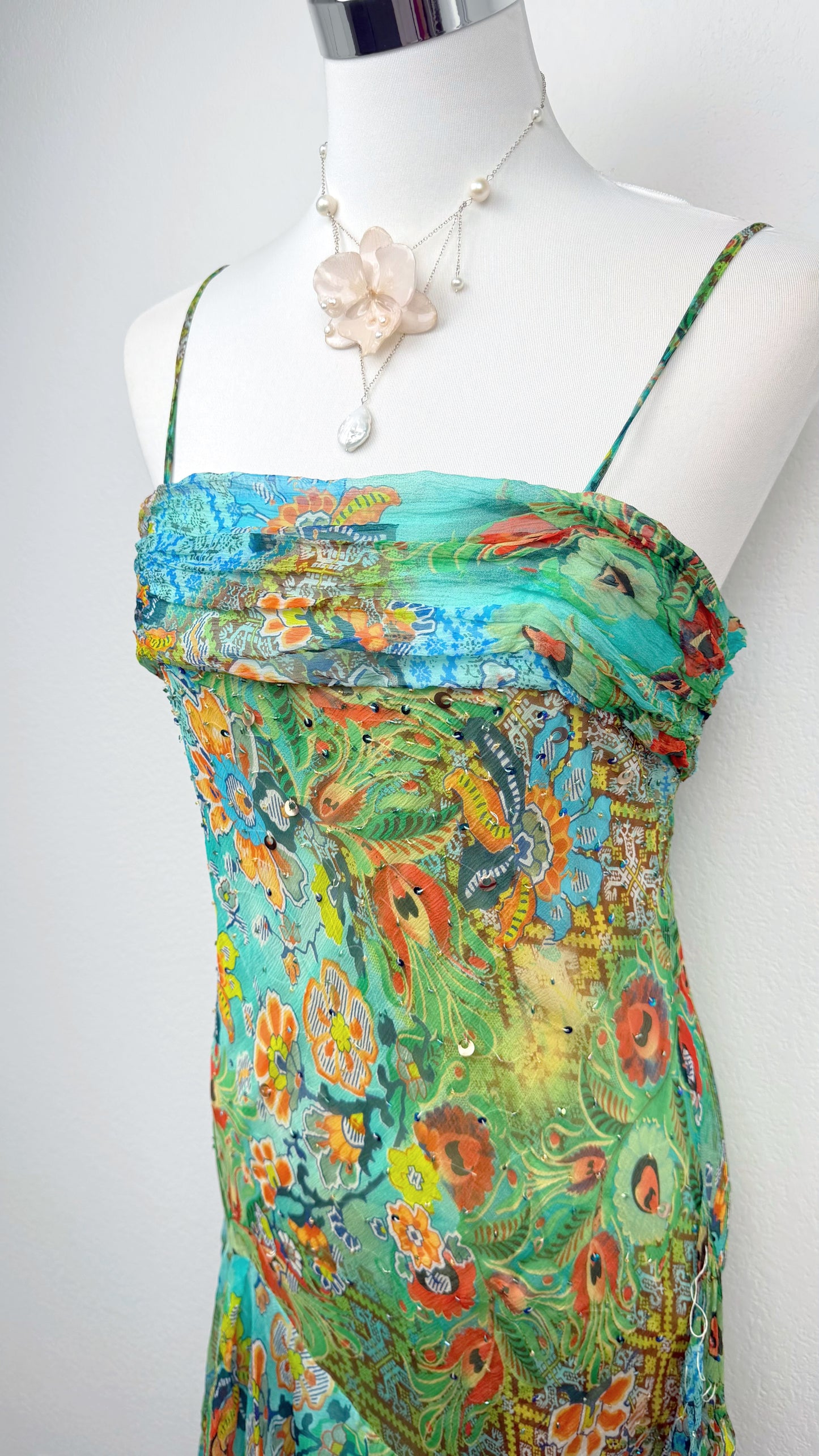 Ondine’s Secret Garden Silk Dress