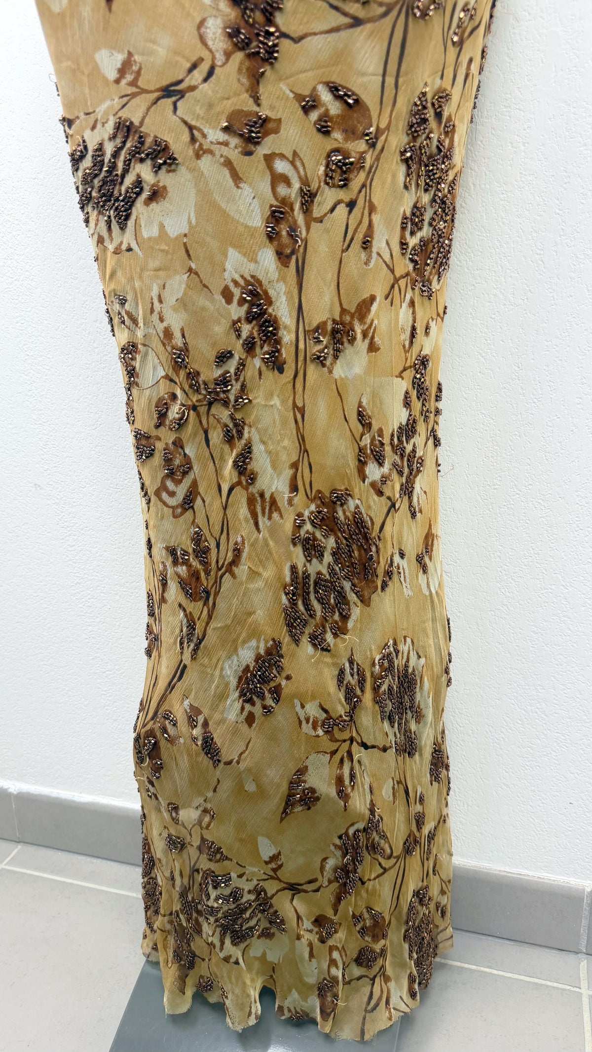 The Gilded Woodland Silk Dress