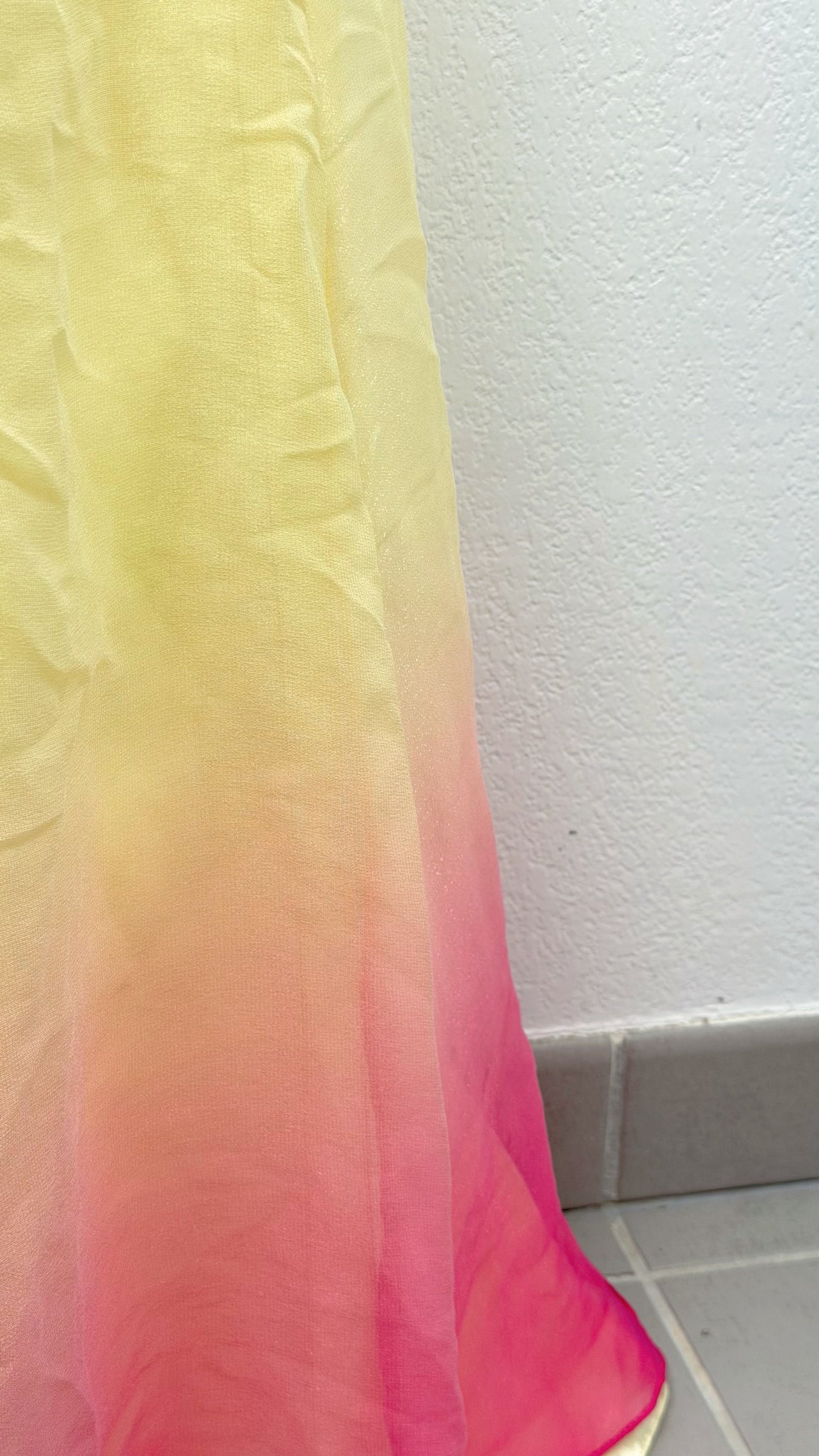 Sunset Ombré Fairy Maxi Skirt