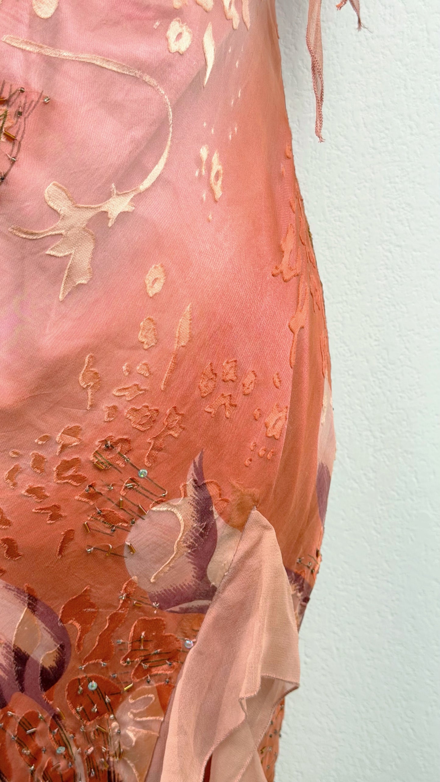 RARE Peach Blossom Silk