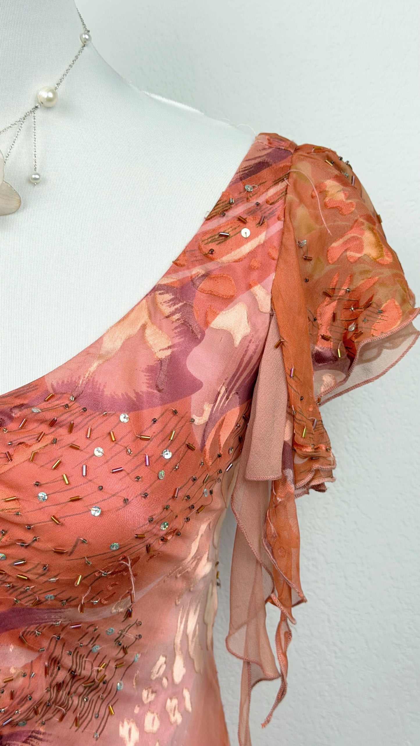 RARE Peach Blossom Silk