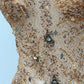 Golden Wildcat Hand-Beaded Two-Piece Set