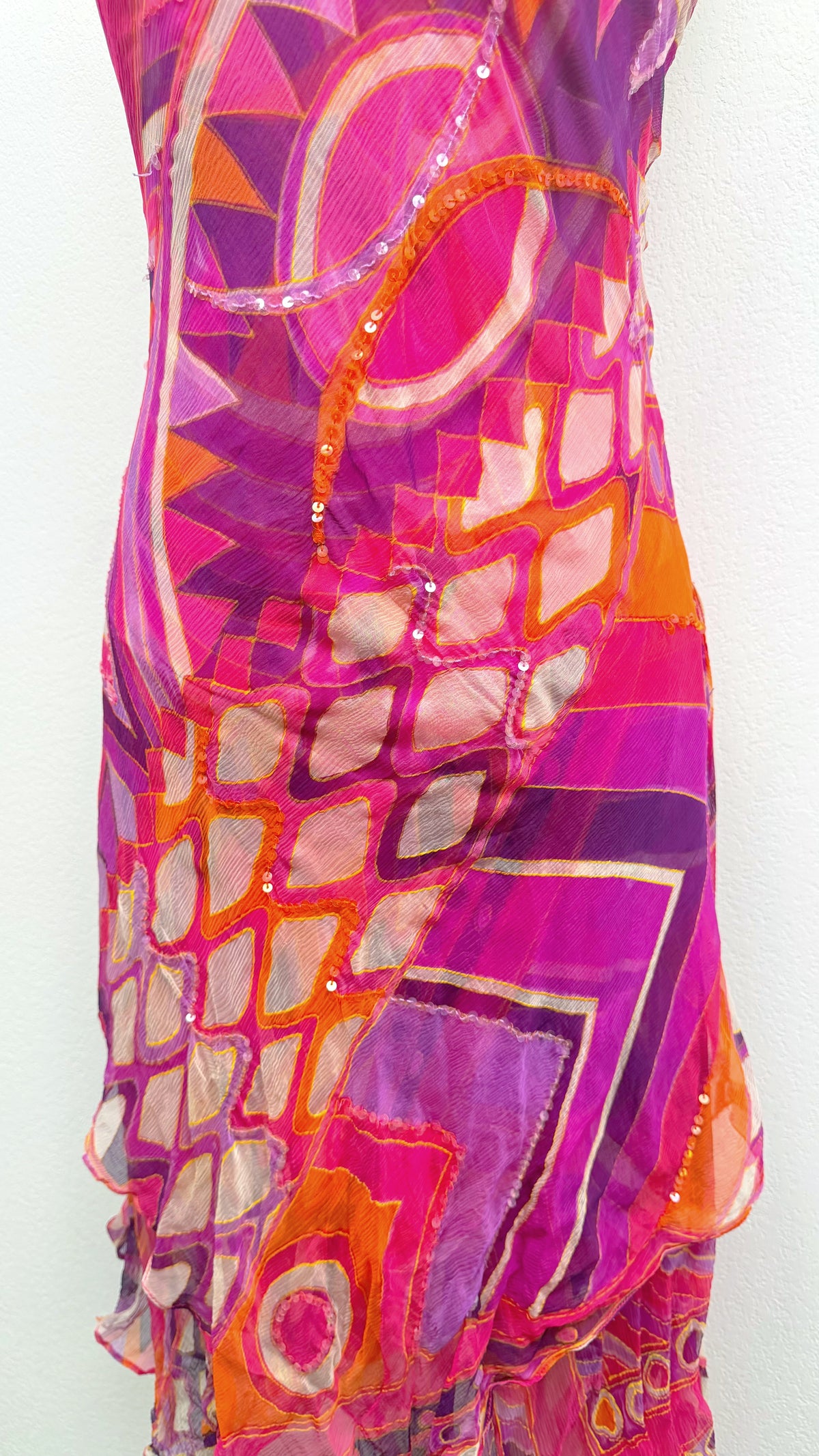 Derhy Pink Kaleidoscope Dress