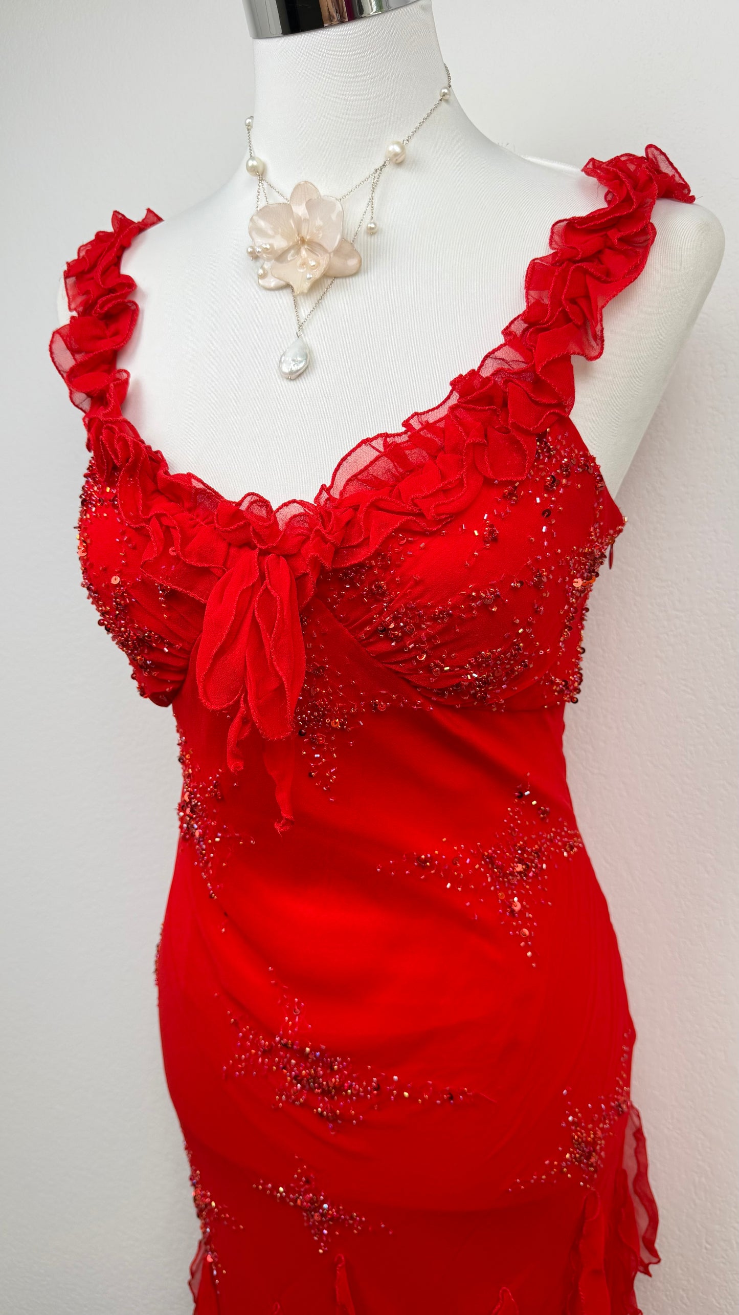Carmen Rouge Couture Dress