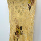 Solara Silk Golden Wildflower Gown