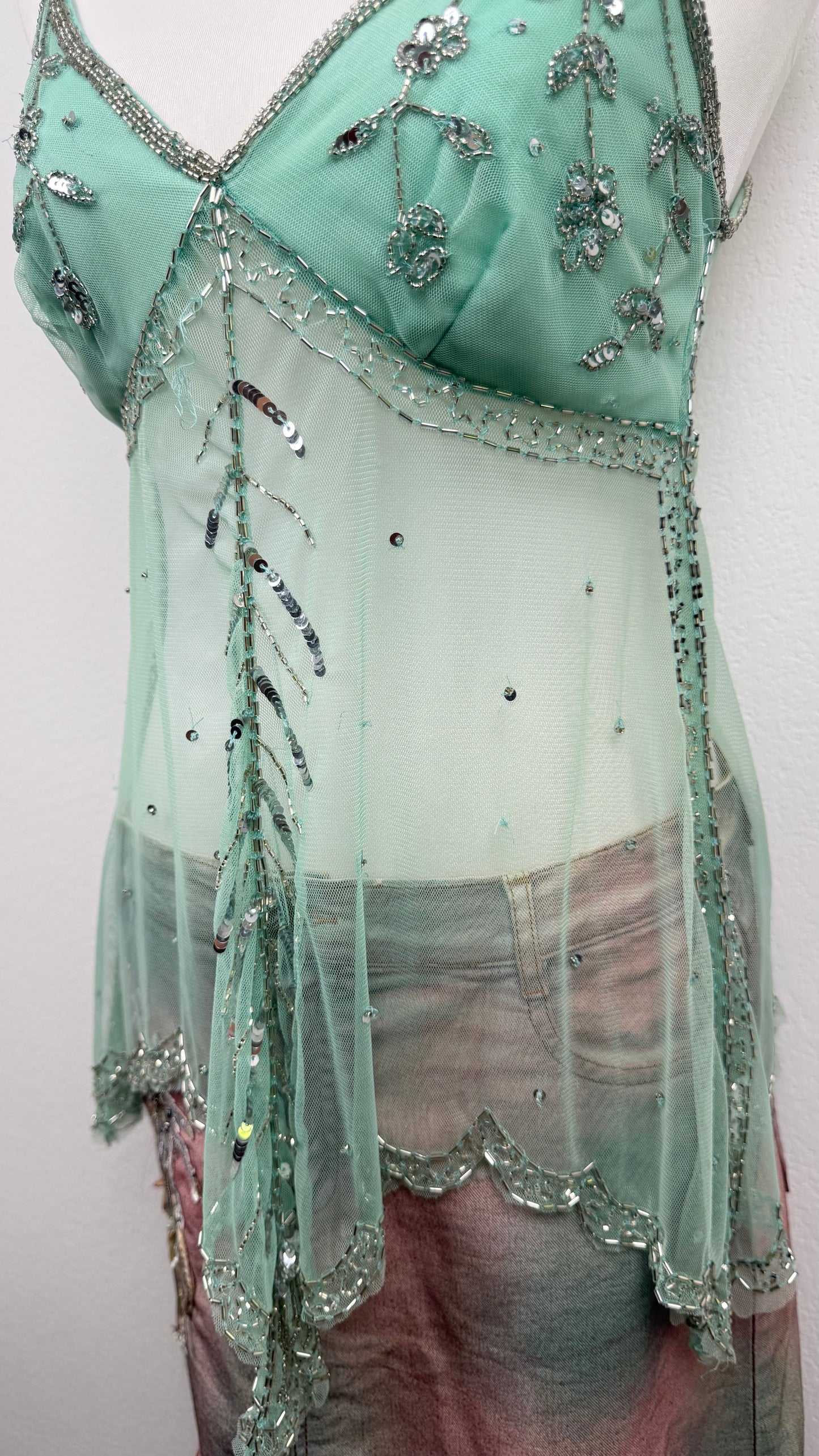 Mint Fairy Butterfly Top