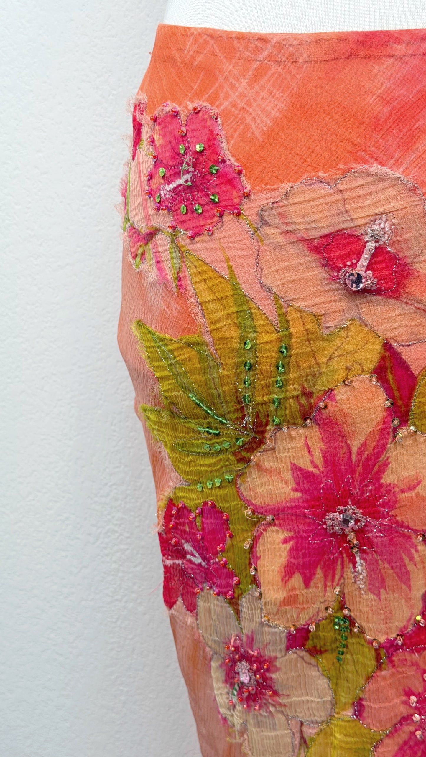 Renée Derhy Fire Lily Skirt