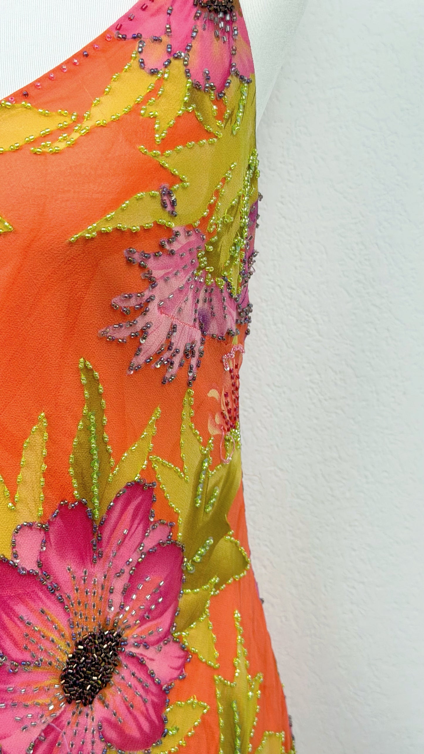 Silk Coral Blossom Couture