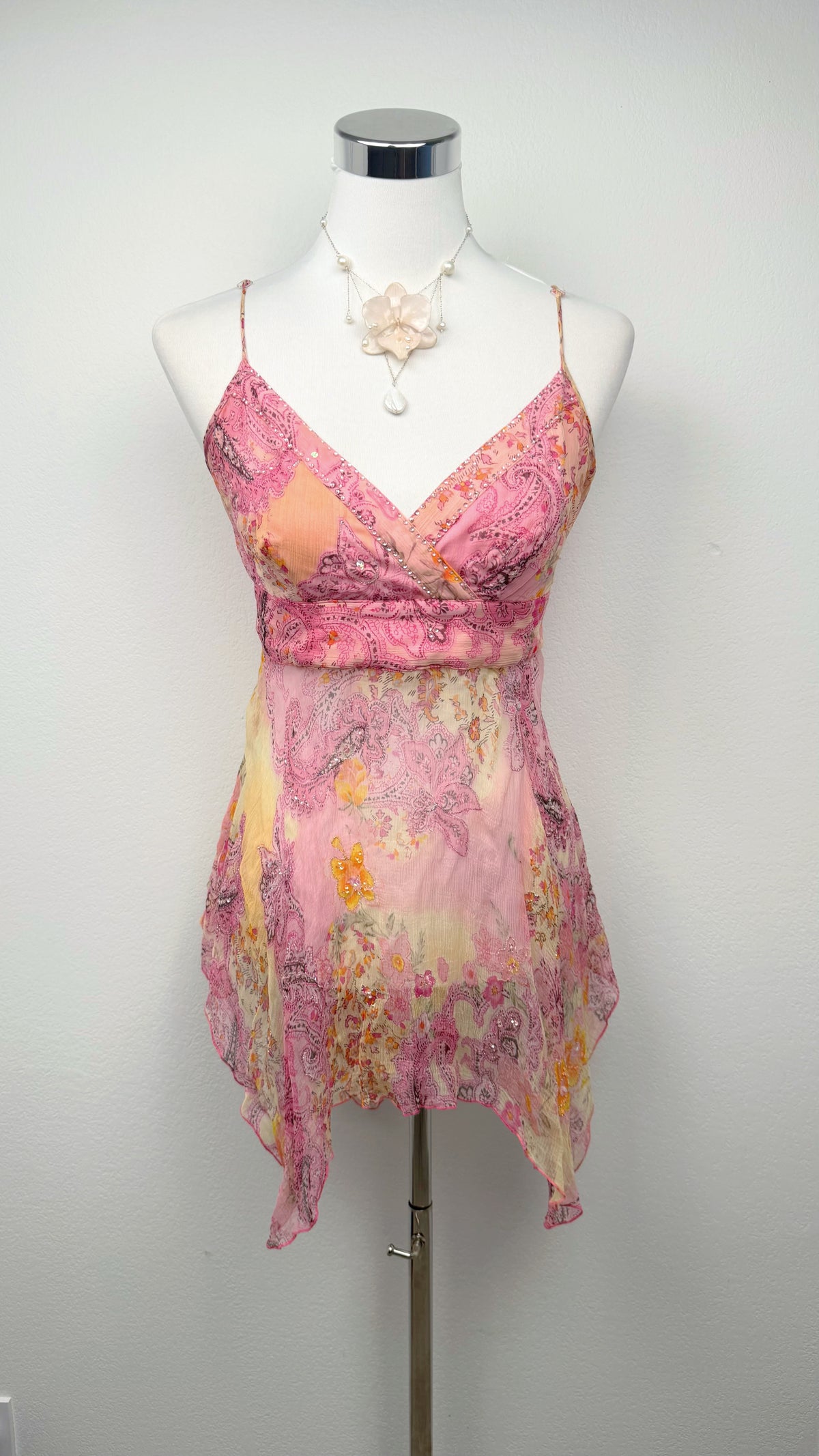 Cavalli Pink Paisley Fairy Top