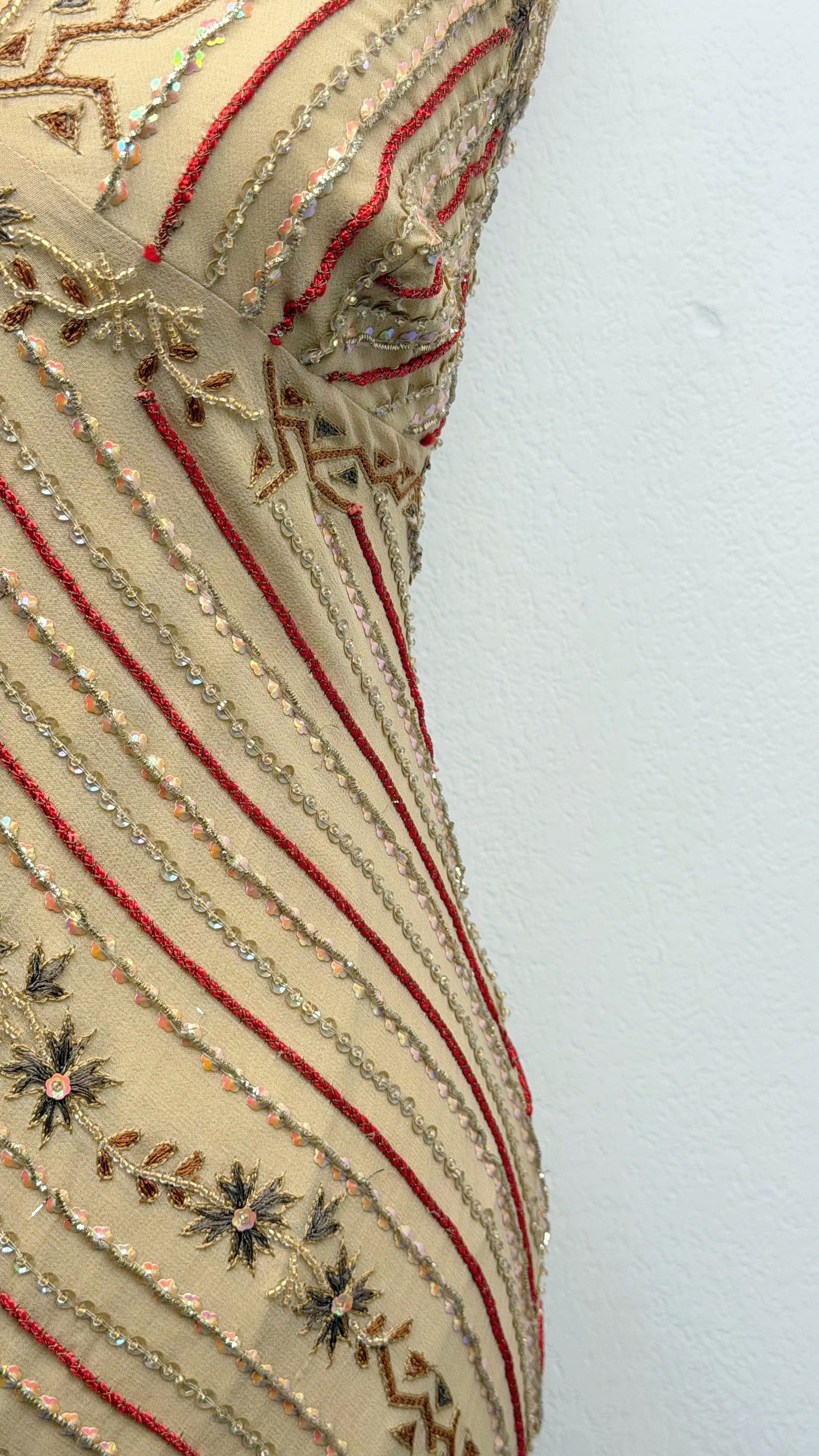 Aftershock Golden Gatsby Dress