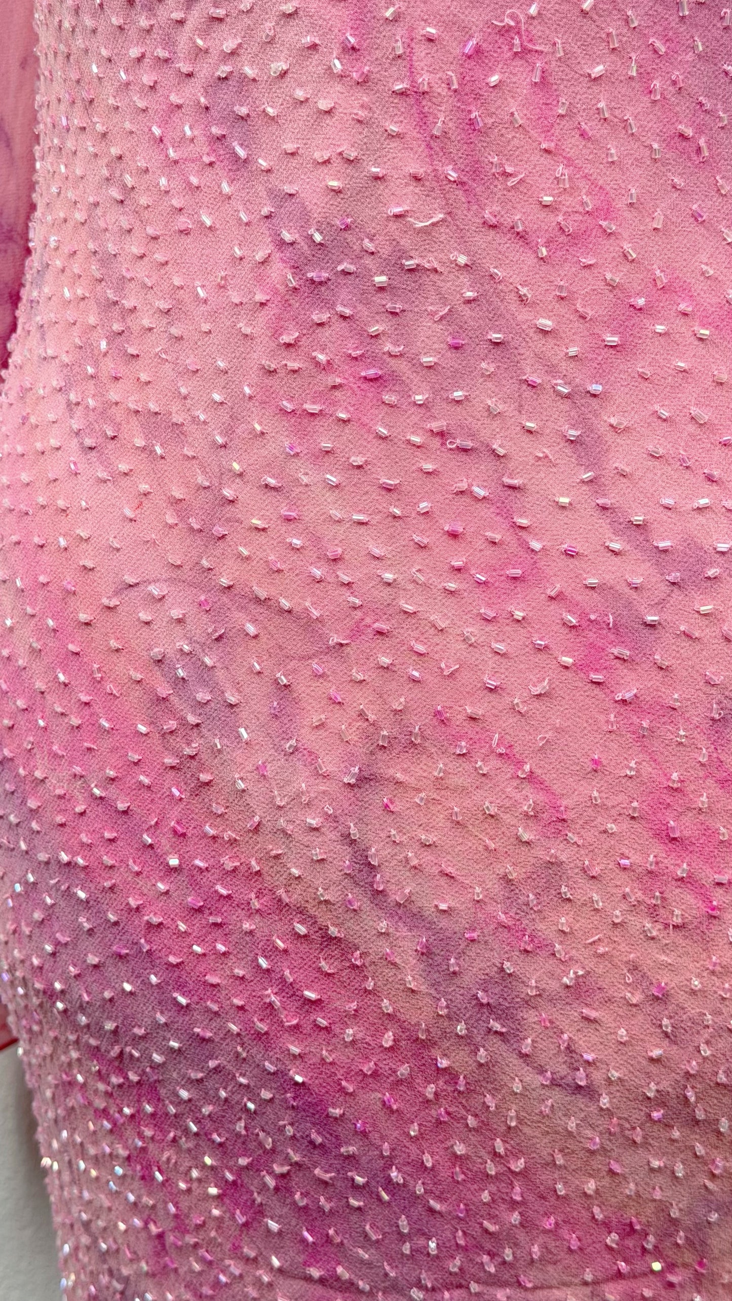Silk Pink Stardust Gown