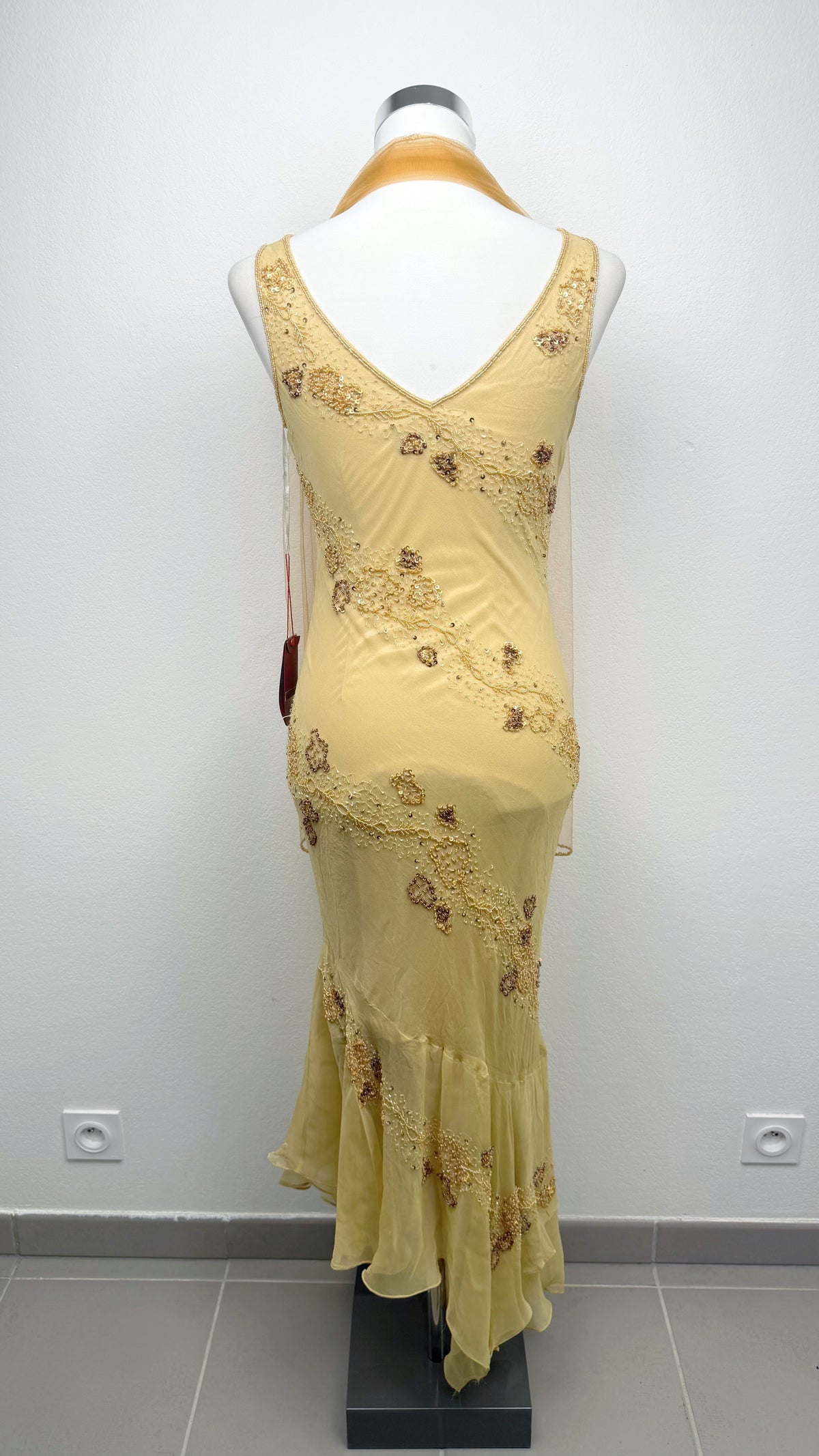 The Golden Fae Silk Dress