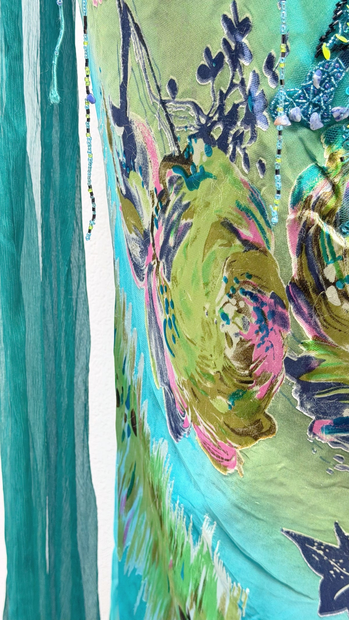 The Emerald Fae Silk Dress