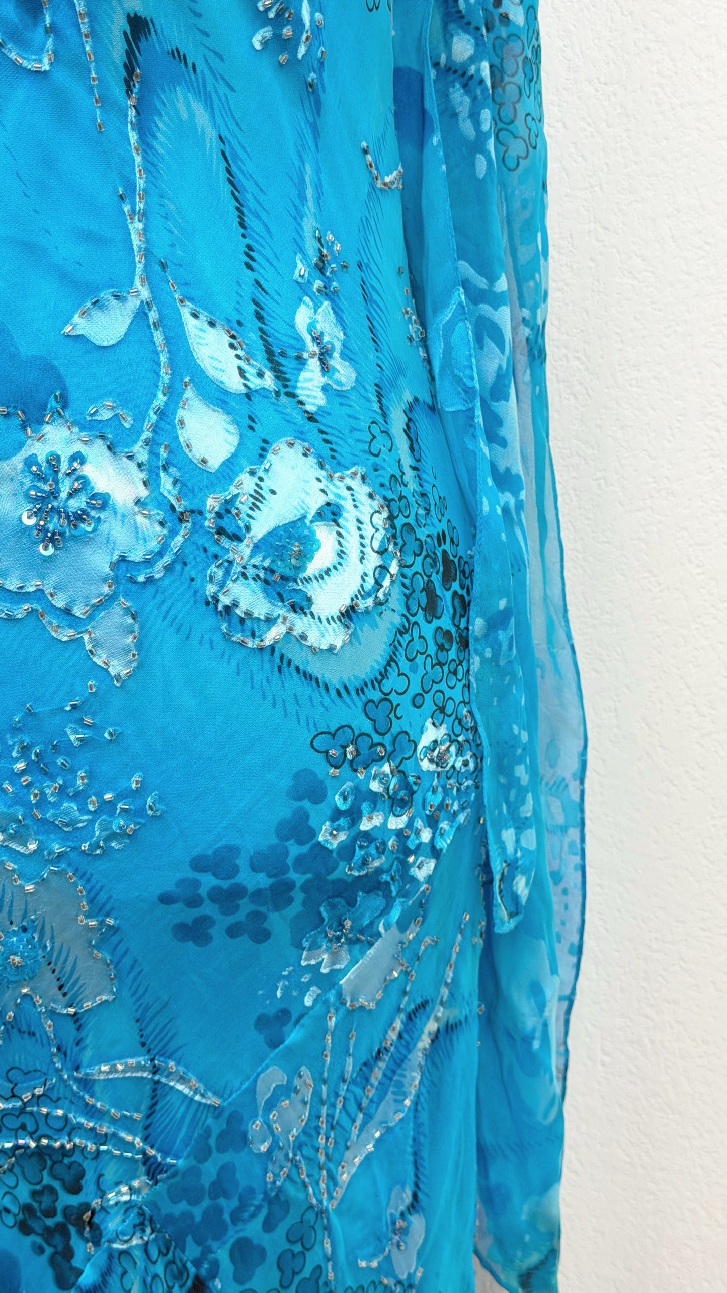 Nerissa Bluebell Silk Dress