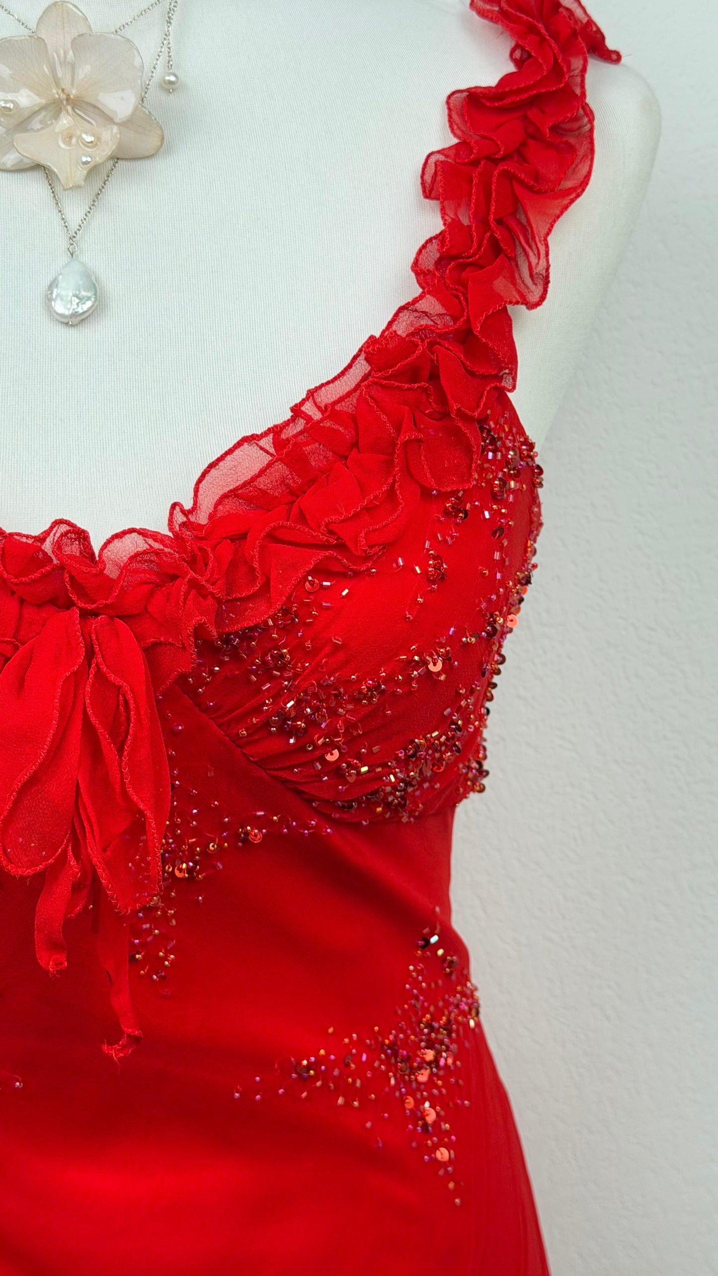 Carmen Rouge Couture Dress