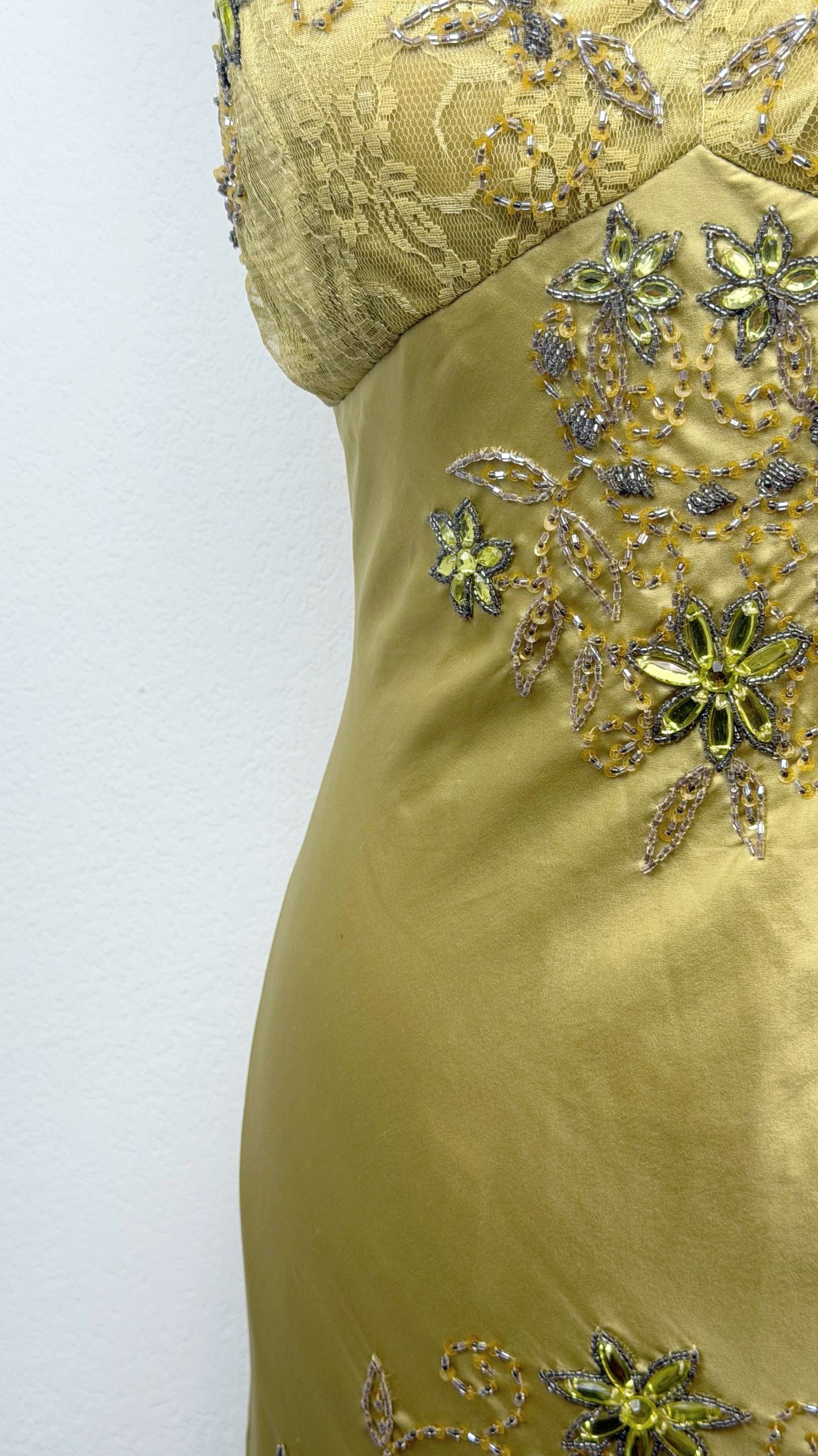 Silk Golden Enchantment Dress