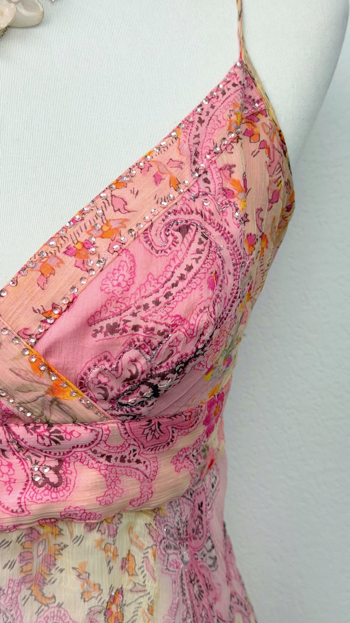 Cavalli Pink Paisley Fairy Top