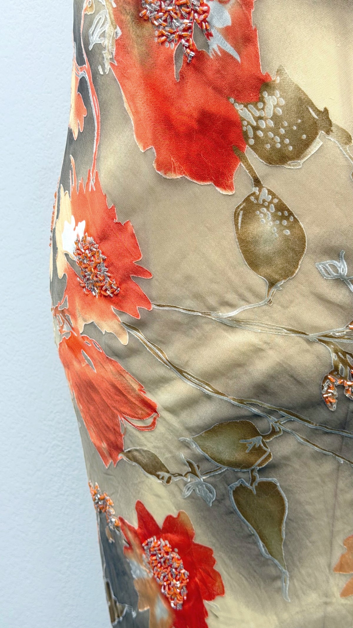 The Ember Garden Silk Dress