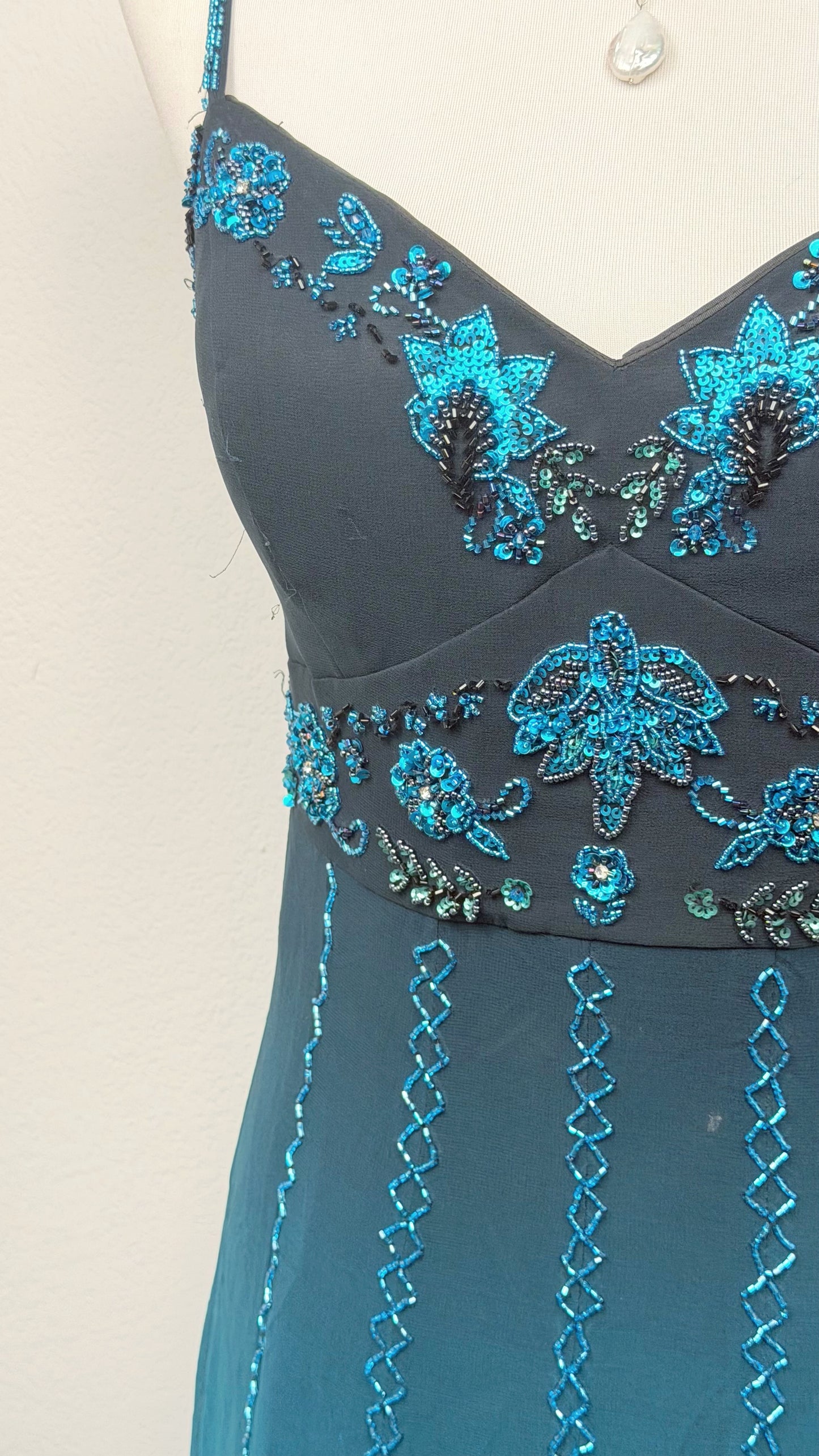 Silk Ocean Twilight Dress