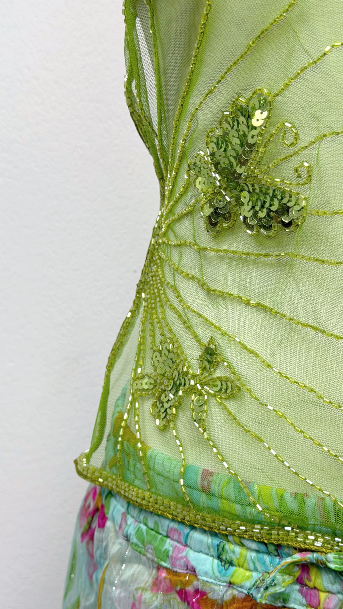 The Olive Butterfly Fairy Top