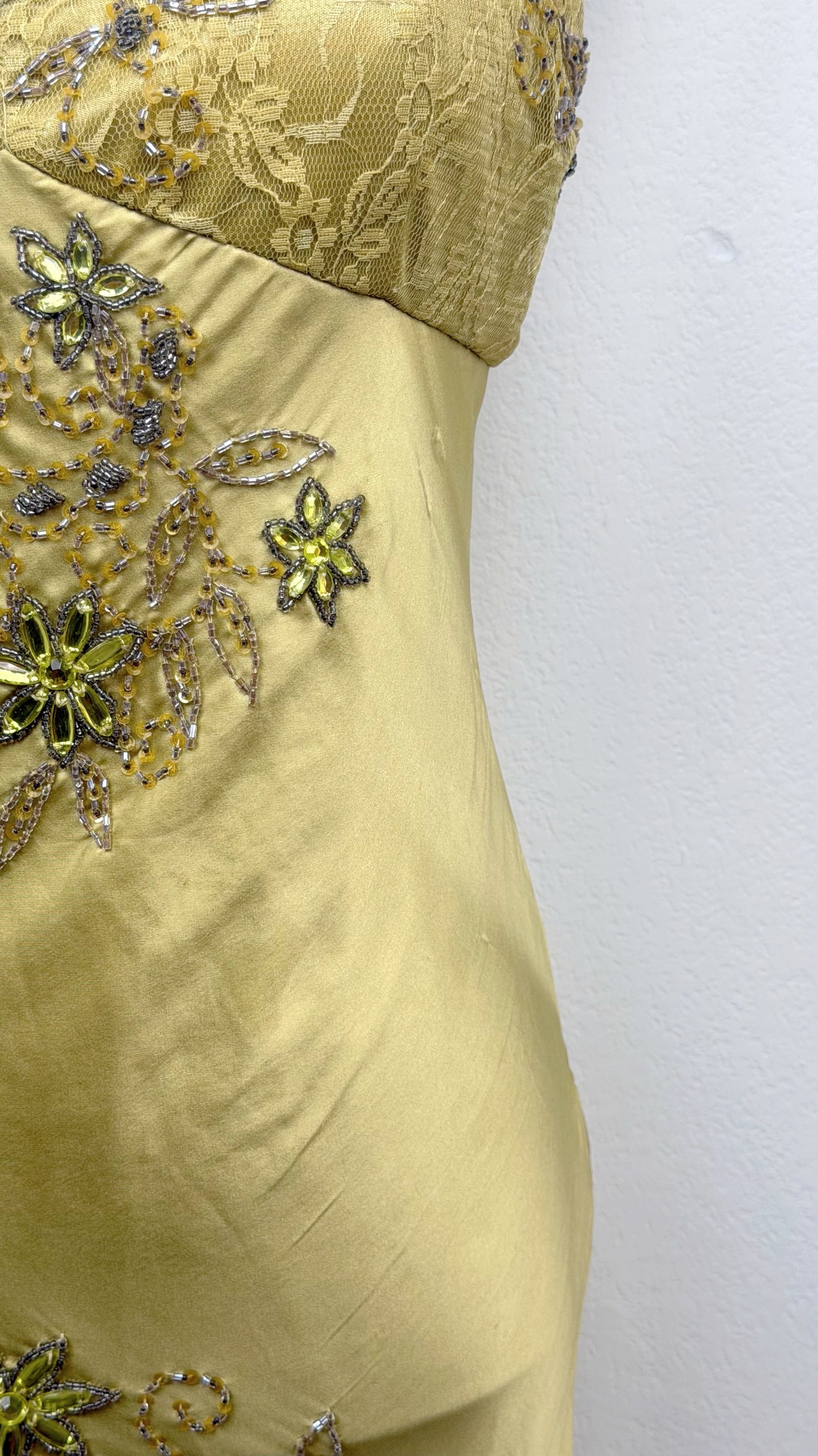 Silk Golden Enchantment Dress