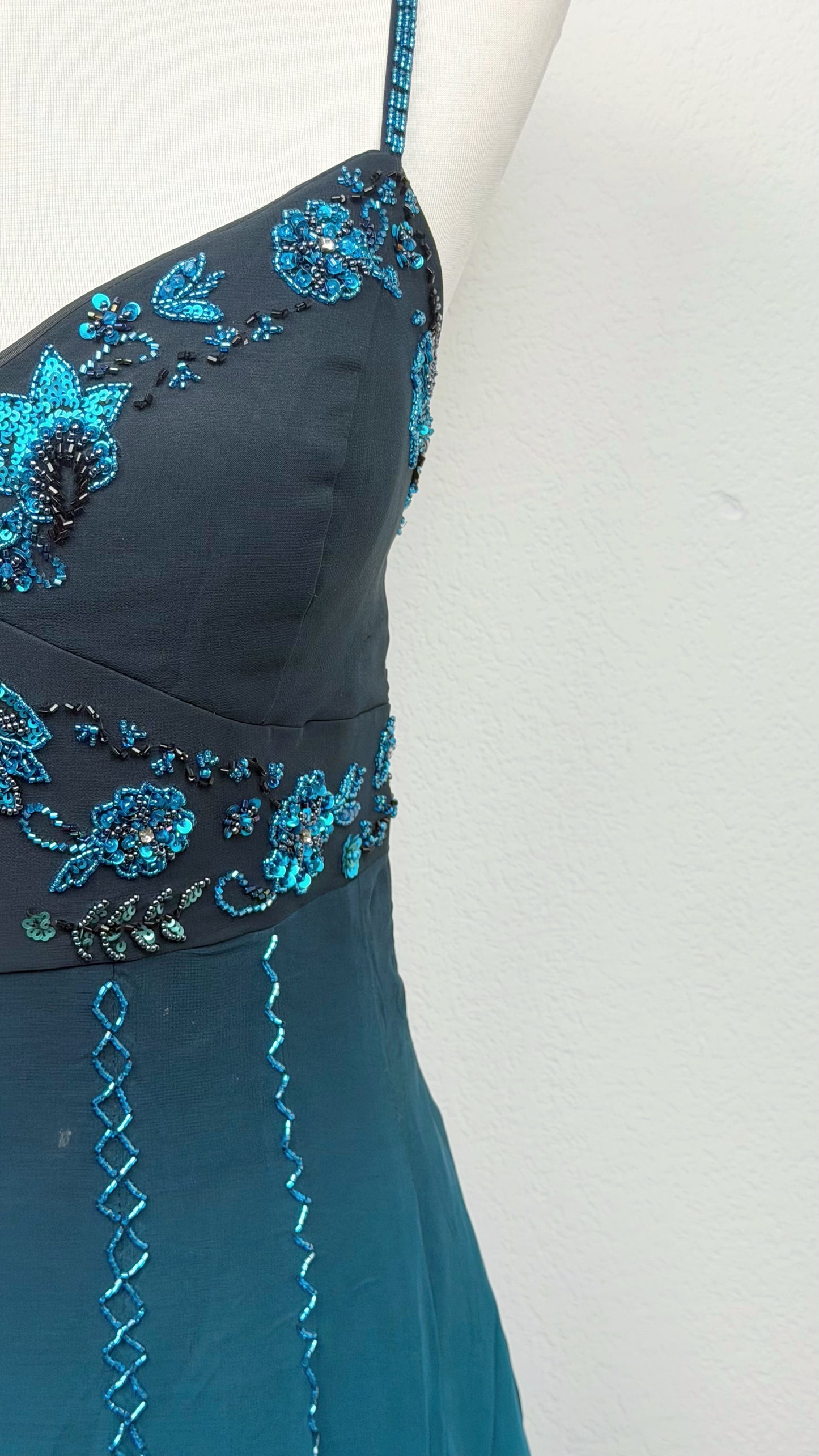 Silk Ocean Twilight Dress