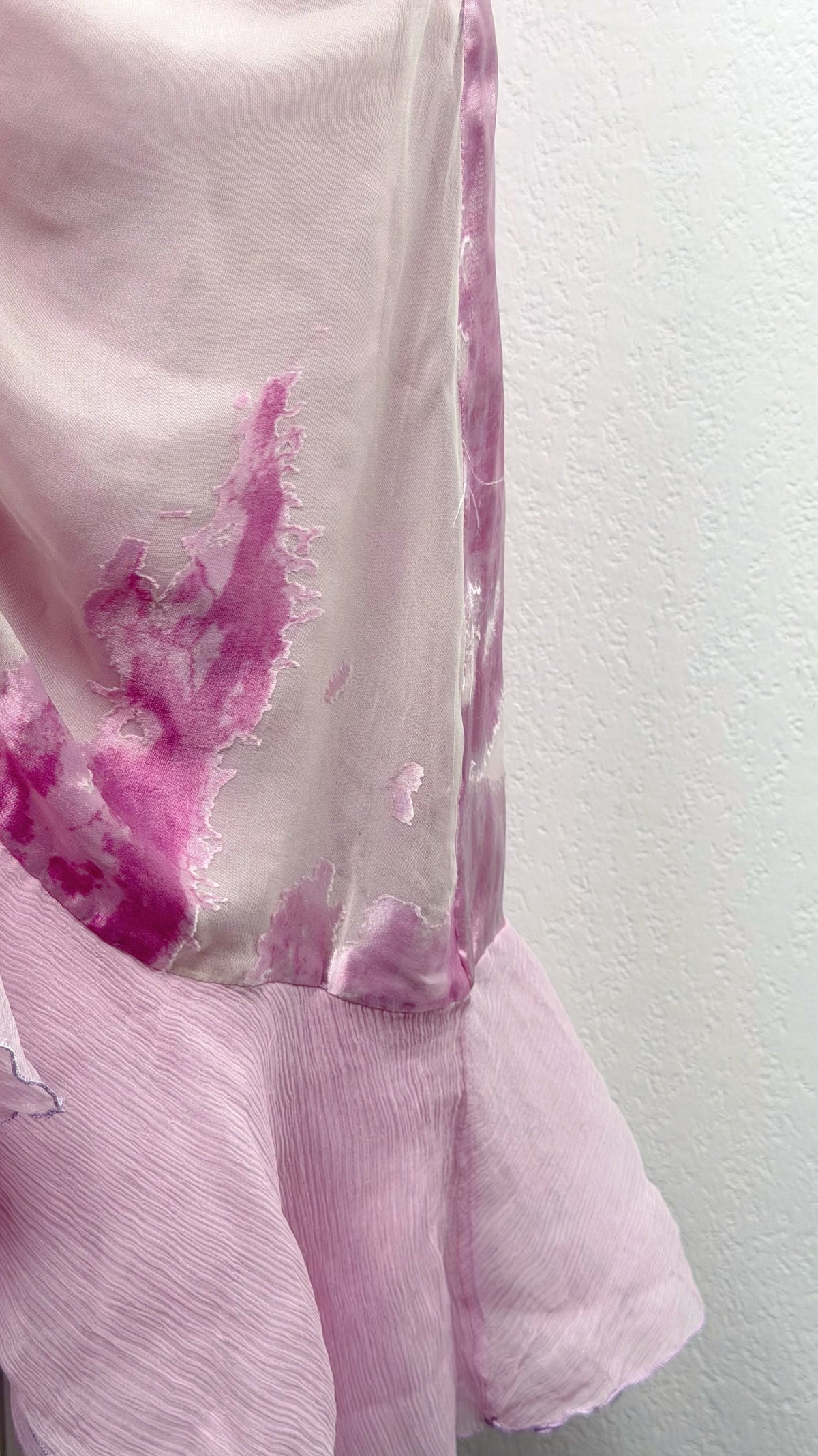 The Pink Ophelia Italian Silk Skirt